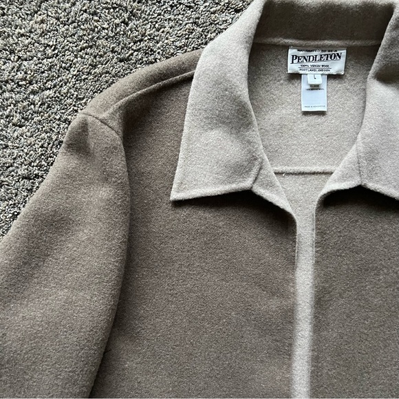 Pendleton Gray Open Front Soft Long Sleeve Blazer/ Jacket - Picture 3 of 16